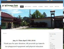 Tablet Screenshot of chicagoparkschool.org